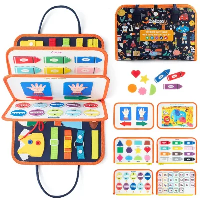 Children Like Educational Learning Toys DIY Early Education Board Felt Letter Board with Letters and Numbers