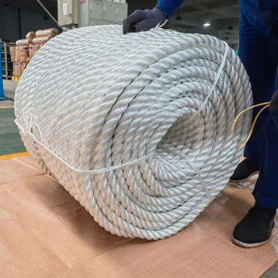 High Strength Shock Absorbing 3 Strands Nylon Mooring Anchor Rope for Boat CCS.ABS Certified Hailun Brand