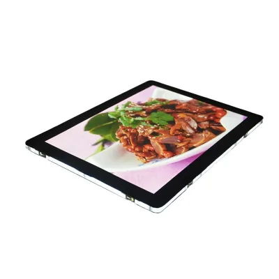 Hanging Tag Double-Sided Rectangle Dish Light Box Window Billboard LED Display Indoor Sign