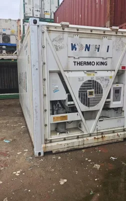 Second Hand 40RH Refrigerated Shipping Container, Stable Cooling Reefer Box for Frozen Food & Fresh Goods Export