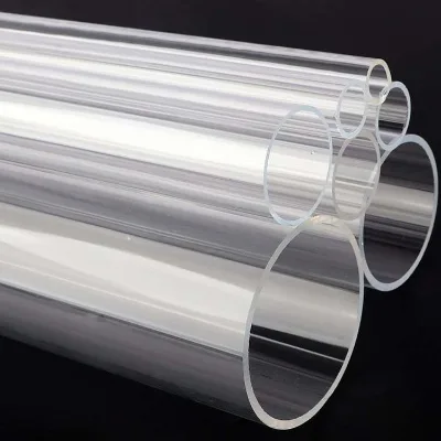 Custom Size 10-1000mm Diameter Transparent PMMA Tube Acrylic Pipe Aquarium Tube