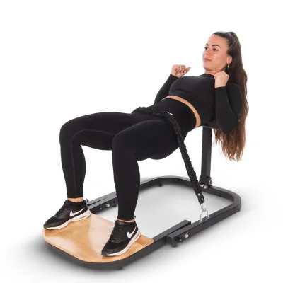 2024 Strengthening 3 Bands Hip up Machine Deep Thrust Trainer Lift Lifter Gym Equipment Machine Muscle Pelvic Fitness Buttock