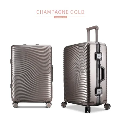 Factory Sale Business Travel Luggage 4 Spinner 360 Degree Wheels Luggage Set