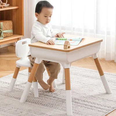 New Multi-Use Plastic Children's Table for Home Early Education Baby Sofa Kindergarten Reading Desk