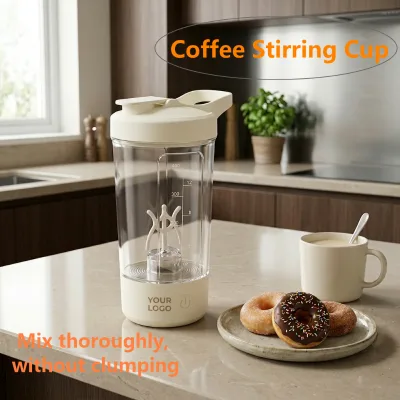 Shake Cup Electric Mixing Cup Portable Coffee Cup Soy Milk Powder Milk Powder Protein Powder Mixing Cup for Office/Home Use
