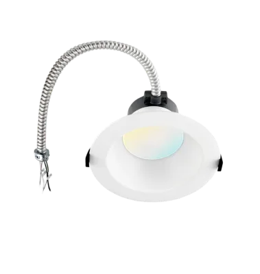 8inch Wattage and CCT Selectable Commercial Down Light, 120-277V, 0-10V Dimming