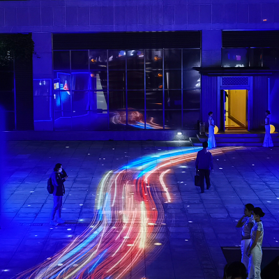 Outdoor Video Projector Advertising Light rainbow Projection Guide Animation Virtual New Design New Product