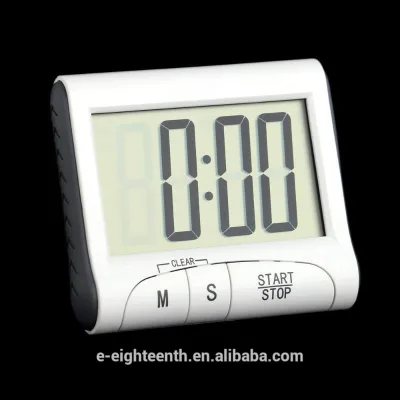 Large Loud Alarm Kitchen Timer New Cheap Digital Magnetic Cooking Countdown-Up Clock Plastic Material