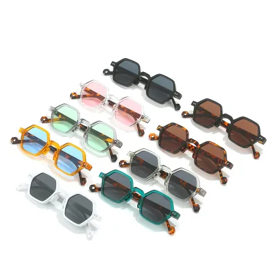 Wholesale New Small Frame Square Sunglasses Irregular Custom Polarized Sunglasses for Women Men