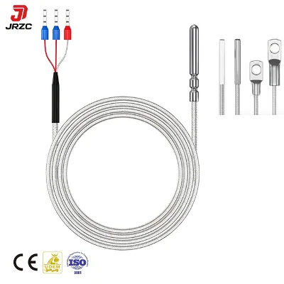 Industrial Platinum Resistance Roller-type PT1000 Stainless Steel Housing Three-wirecable Temperaturesensorprobe-type Instrument