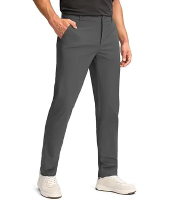 Custom Logo Four Way Stretch Quick Dry Lightweight Casual Golf Pants Plus Size Golf Men's Pants