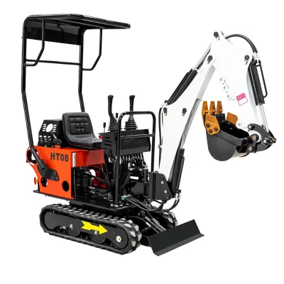 crawler excavator cheap mini excavator crawler 0.8 ton 1.2 ton 1.8 ton 2 ton bucket excavator in garden and farm