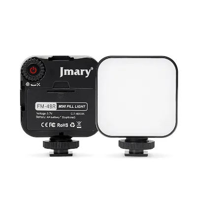 Hot Sale Jmary Portable Vlog Photographic Light 6000K Portable Camera LED Mini Professional Video Light