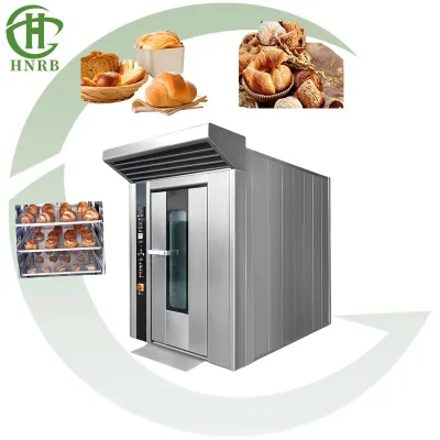 Industrial Use 32-64 Tray Rotary Gas/Electric High Productivity Bakery Rack for Loaf Bread Baking