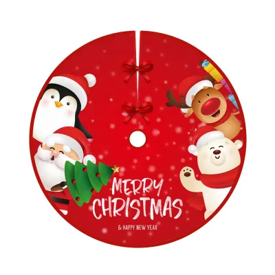 Wholesale Christmas Tree Skirt Embroidered Merry Christmas Ornaments 36 Inch