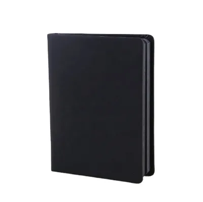 Custom A5 Recycled Paper Black Kraft Cover Notebook