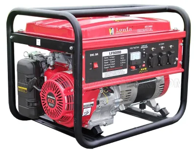 6kva Lonfa Brand Gasoline Generator Power by Original HondaEngine Used for Cellphone Mobile Station Emergency Backup Generator