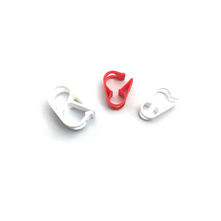 White POM Easy Shut Off Plastic Hand Pinch Hose Clamp Fluid Flow Control Robert Clamp Hose Clip Tube Clamp