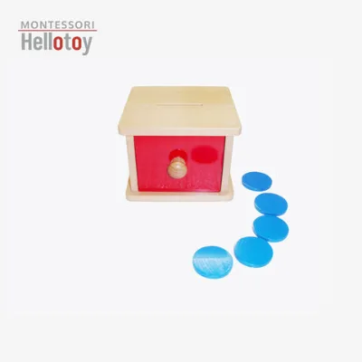 Montessori education toy Infant Coin Box