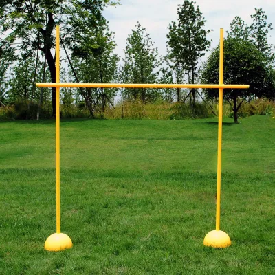 Football Soccer Training Agility Pole and Clips Set