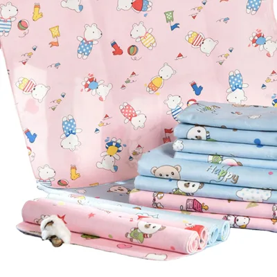 OEM Soft Bamboo Fiber Portable Waterproof Changing Pad Baby Changing Diaper Mat for Baby