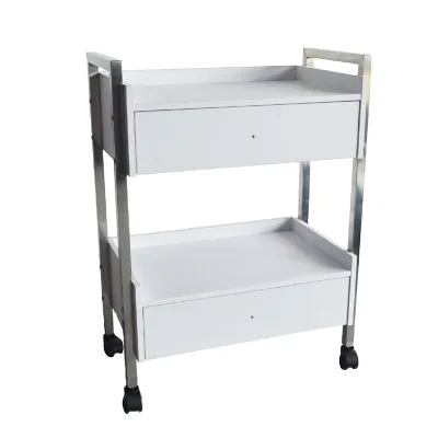 Factory Price OEM ODM Beauty Facial White Cheap Hairdressing Spa Hair Salon Trolley