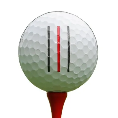 Custom logo Triple Track Golf Ball Range Funny Design Golf Balls
