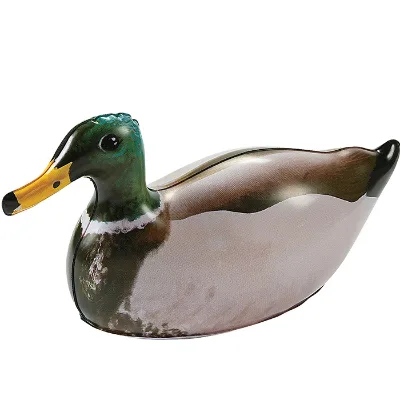 Factory Custom Lifelike PVC Inflatable Duck Decoys Collapsible Vinyl Waterfowl Hunting Decoy Plastic Floating Gear