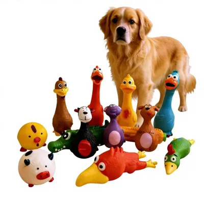 Pet Toy Set Sound-Making Dog Toys (Long-Eared Duck Shape) Boredom-Relieving & Durable Model for Stress Relief Training