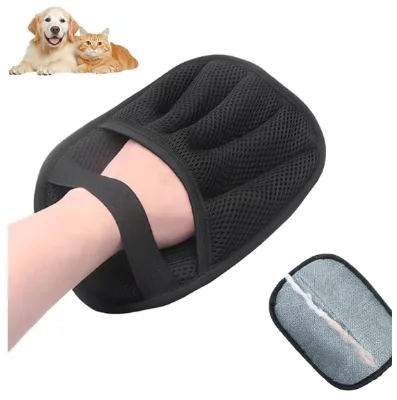 Household Glovescleaningpet Hair Removal Tools Reusable Gloves, Pet Double-sided Beauty Gloves
