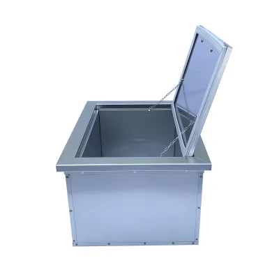 Factory Supply New Best Price Outdoor 304 Stainless Steel Solid Drop-in Ice Bin for Beer Beverage