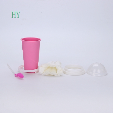 Manufacturer Ice Sand Cup Smoothie Ice Cup Cap Can Keep Cool for Drink Milk,gel Ice Cap.