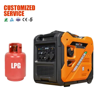 Customized 5Kw 5000W Petrol Power Ohv Engine Silent Type Inverter Generator