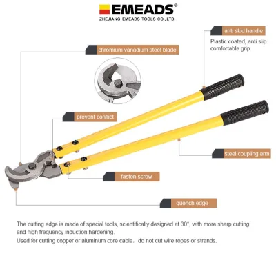 Emeads LK Cable Shears Single Item Hydraulic Cutting Tool Light Weight Easy to Carry and Operate