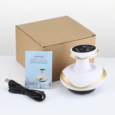 Cordless Electric Gua Sha Massager Deep Tissue Muscle Relax Heating Therapy Cupping Therapy Device