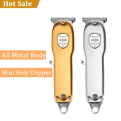 3 in 1 Retro Hair Cut Machine Low Noise All Metal Body Rechargeable Cordless Portable Mini Barber Hair Clipper