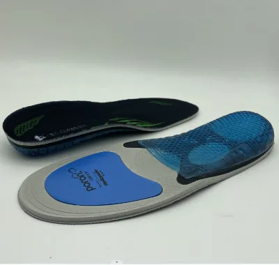 Eva Breathable Men's Orthotic Insoles High Elasticity Sport Massage Insole Pad Tpu Air Cushion Foot Arch Support Shock