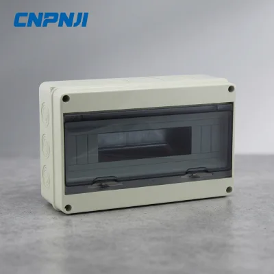 IP67 Waterproof Dustproof Outdoor Electrical Distribution Box Circuit Breaker CE ROHS Certification 400V 30A/16A Rated ABS/PC