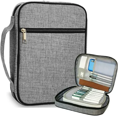 Multifunction Carrying Book Case Church Bag Bible Protective Portable Bible Protector Zipper Holy Bible Covers for Man