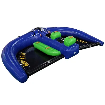 Durable Inflatable Manta Ray Flying Ski Tube for Water Sports