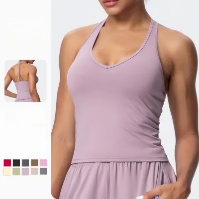 Tank Top Slim Fit Beauty Quick Drying Sportswear Fashion Environmentally Sleeveless Bike Running Tank Top