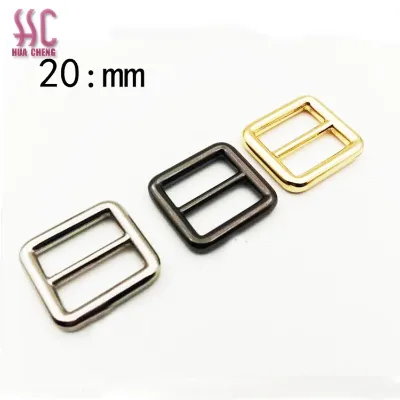 High Quality Hanging Plated Metal Slider Buckle Hardware Cheap Metal Tri-glide Slider Adjustable Buckle for Adjusting Backpack