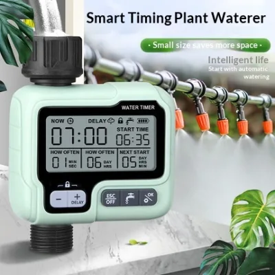 Lazy-Person's Automatic Flower-Watering Plastic Gadget Garden Balcony Watering Controller for Business Travel Home Plant