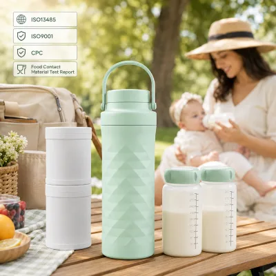 Breast Milk Storage Bottles 12oz Leak Proof Outdoor Small Freezer Milk Fresh Bottle for Baby Portable Milk Storage