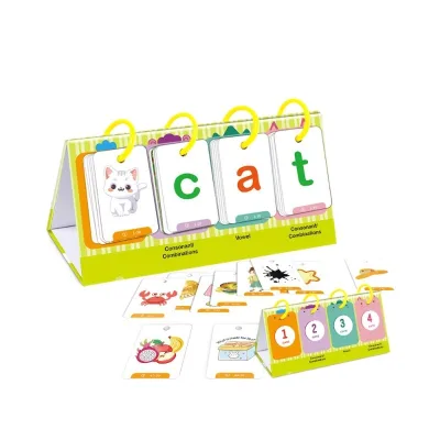 Kindergarten Sight Words Flash Cards, Kids Phonics Flash Cards, CVC Word Games Pocket Chart, Classroom Learning Phonics Games