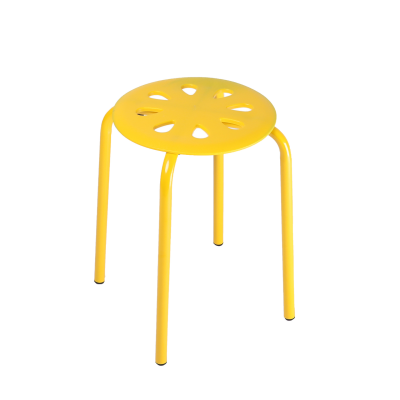 Portable and Stacking Steel Metal Stool for School Restaurant Outdoor Stool With Metal Legs Stacking Stool