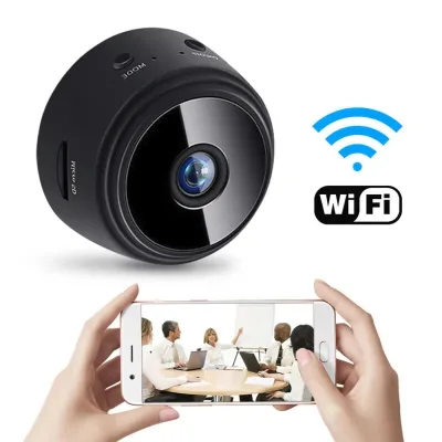 A9 Home WiFi Night Vision Built-in Battery Remote Camera Camera for Babies 1080P Mini SD Card Compact Camera