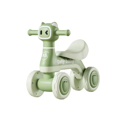 2024 New Model Baby Balance Bike Boy & Girl Bike Cartoon Image Birthday Gift Walker for 1-3 Year Old Baby Sliding Balance Car