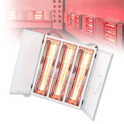Factory Price Paint Booth Side Led Lamp Spray Booth Heating Box Infrared Curing Lamp Sensor Control Paint Curing Lamp