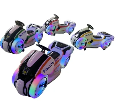 Children's Double Outdoor Park Square Doing Business Electric Remote Control Luminous Motorcycle Bumper Car Manufacturer